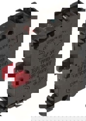 Electrical Switch Contact Blocks; Contact Configuration: NC ; Terminal Type: Screw ; For Use With: Indicating Lights; Pushbuttons ; Hole Diameter (mm): 22-1/2